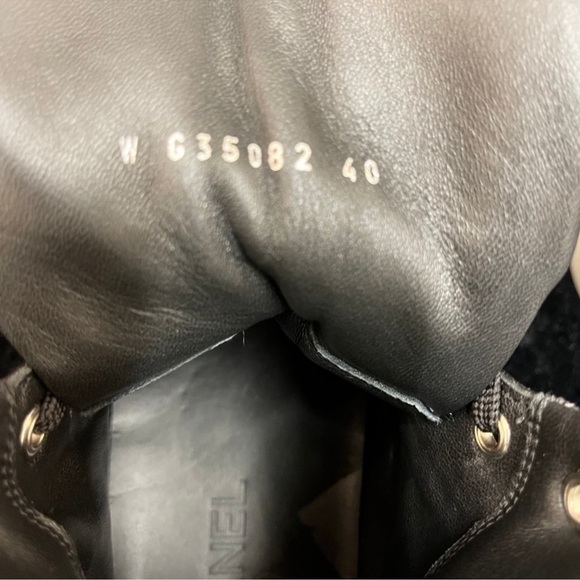 Authentic Chanel high top sneakers size 40 - Picture 4 of 5